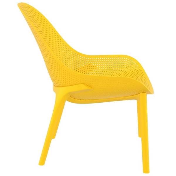 Стул пластиковый садовый Siesta Sky Lounge Желтый (Yellow)-2