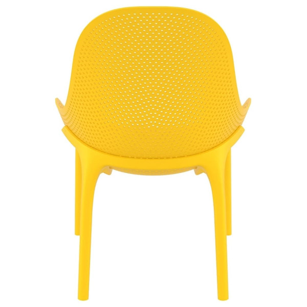Стул пластиковый садовый Siesta Sky Lounge Желтый (Yellow)-4