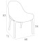 Стул пластиковый садовый Siesta Sky Lounge Бежевый (Taupe)-9-thumb