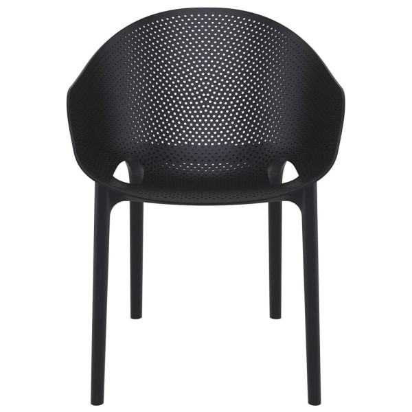 Стілець пластиковий Siesta Sky Pro Чорний (Black)-1