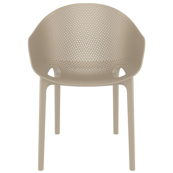 Стул пластиковый Siesta Sky Pro Бежевый (Taupe)-1