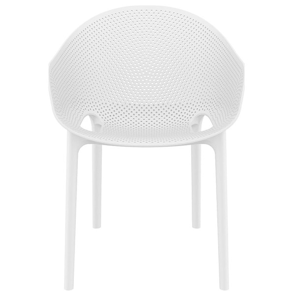 Стілець пластиковий Siesta Sky Pro Білий (White)-1