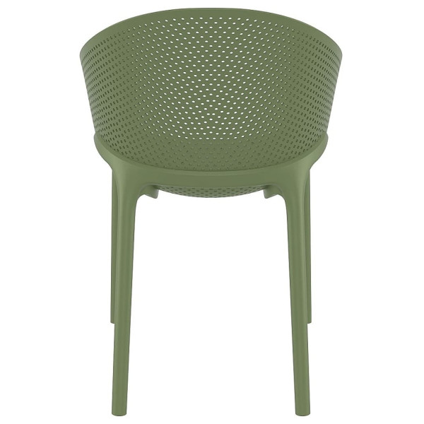 Стул пластиковый Siesta Sky Pro Зеленый (Olive Green)-4