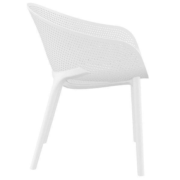 Стілець пластиковий Siesta Sky Pro Білий (White)-2