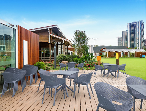 Стілець пластиковий Siesta Sky Pro Чорний (Black)-10