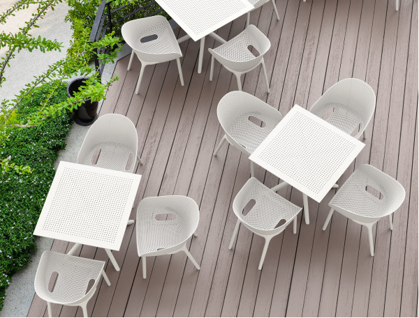 Стілець пластиковий Siesta Sky Pro Чорний (Black)-12