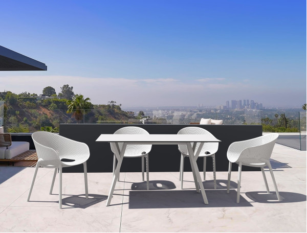 Стілець пластиковий Siesta Sky Pro Чорний (Black)-16