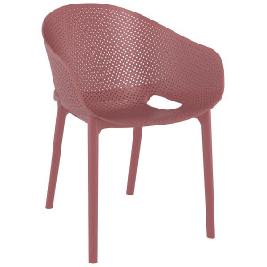 Стул пластиковый Siesta Sky Pro Винный (Marsala)