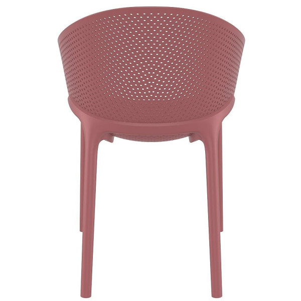 Стілець пластиковий Siesta Sky Pro Винний (Marsala)-3