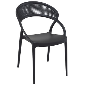 Стул пластиковый Siesta Sunset Черный (Black)