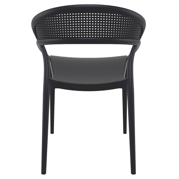 Стул пластиковый Siesta Sunset Черный (Black)-4