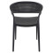 Стул пластиковый Siesta Sunset Черный (Black)-4-thumb