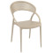 Стул пластиковый Siesta Sunset Бежевый (Taupe)-0-thumb