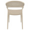 Стул пластиковый Siesta Sunset Бежевый (Taupe)-4-thumb