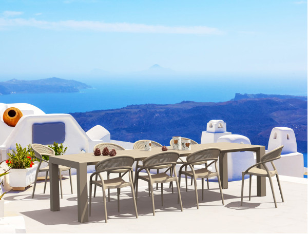 Стул пластиковый Siesta Sunset Черный (Black)-11