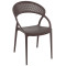 Стул пластиковый Siesta Sunset Коричневый (Brown)-0-thumb