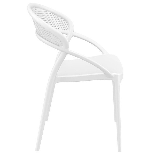 Стул пластиковый Siesta Sunset Белый (White)-2