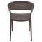 Стул пластиковый Siesta Sunset Коричневый (Brown)-4-thumb