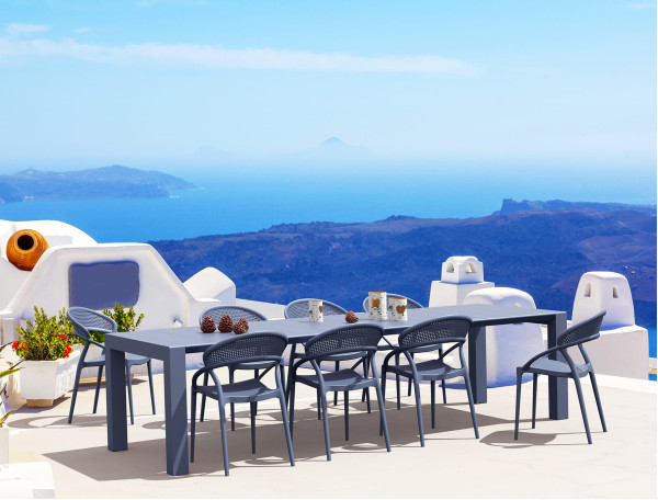 Стул пластиковый Siesta Sunset Черный (Black)-12