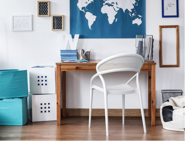 Стул пластиковый Siesta Sunset Белый (White)-6