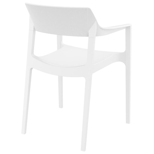 Стул пластиковый Siesta Tulum Белый (White)-3