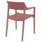 Стул пластиковый Siesta Tulum Винный (Marsala)-3-thumb
