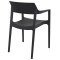 Стул пластиковый Siesta Tulum Черный (Black)-3-thumb