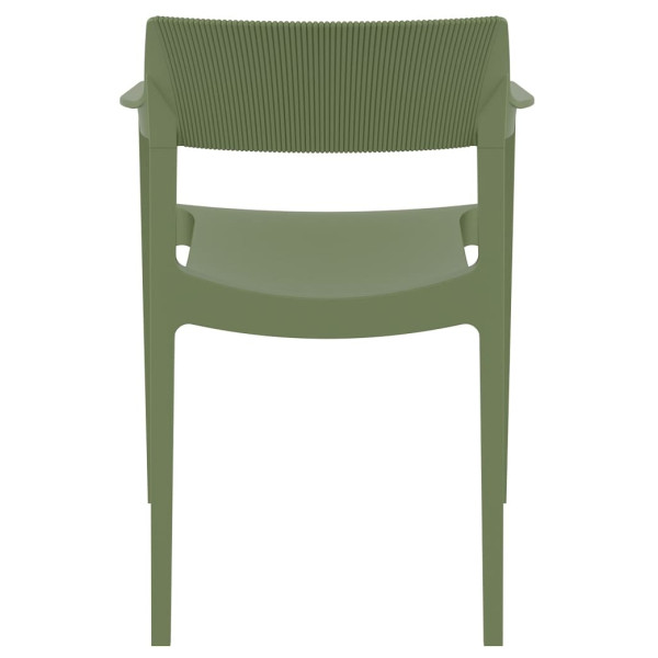 Стул пластиковый Siesta Tulum Зеленый (Olive Green)-4