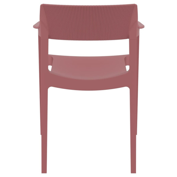 Стул пластиковый Siesta Tulum Винный (Marsala)-4