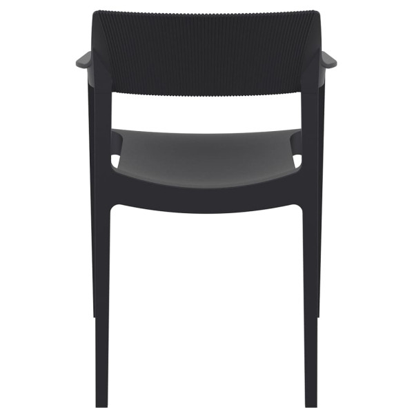 Стул пластиковый Siesta Tulum Черный (Black)-4