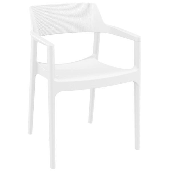 Стул пластиковый Siesta Tulum Белый (White)-0