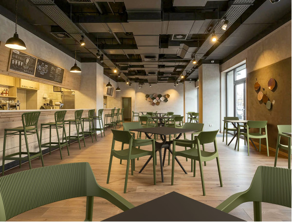 Стілець пластиковий Siesta Tulum Бежевий (Taupe)-7