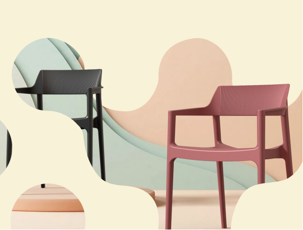 Стілець пластиковий Siesta Tulum Бежевий (Taupe)-8