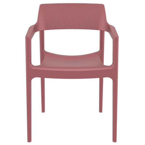 Стул пластиковый Siesta Tulum Винный (Marsala)-1