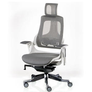 Крісло для персоналу Special4You WAU SNOWY NETWORK WHITE (E5302)