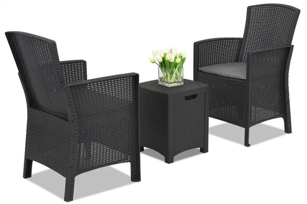 Комплект садовой мебели BICA Lido terrace Графит-2