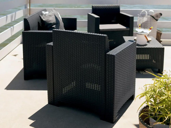 Комплект садових меблів BICA Nebraska 2 Графіт-4