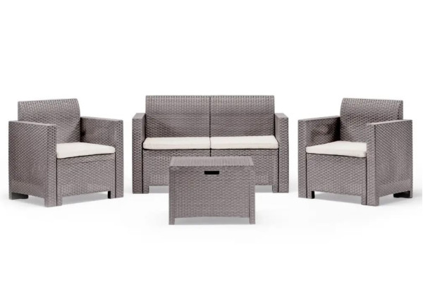 Комплект садових меблів BICA Nebraska 2 Сіро-бежевий-0