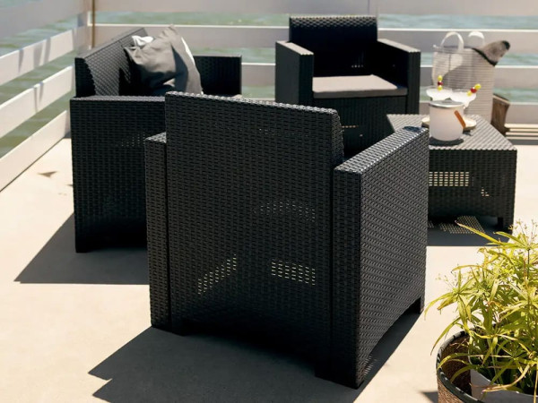 Комплект садових меблів BICA Nebraska 3 Графіт-5