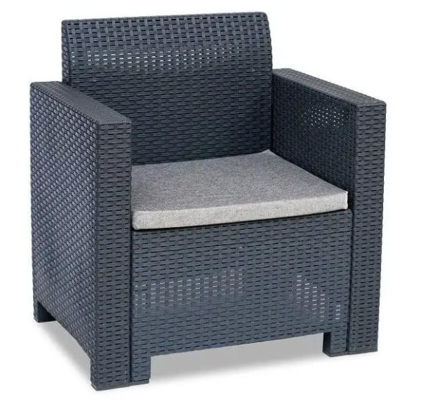 Комплект садових меблів BICA Nebraska 3 Графіт-3