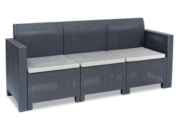 Комплект садових меблів BICA Nebraska 3 Графіт-2