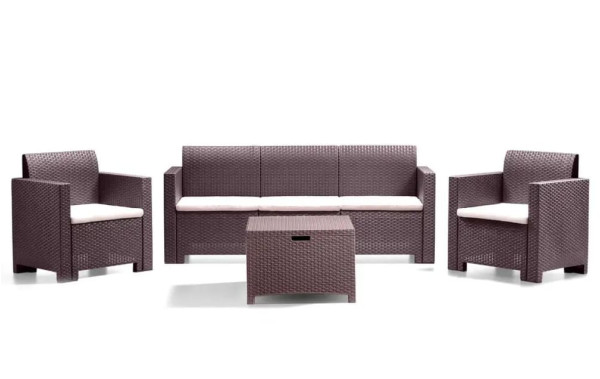 Комплект садових меблів BICA Nebraska 3 Коричневий-0