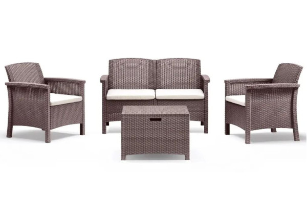 Комплект садовой мебели BICA Venezia 2 Серо-бежевый-0