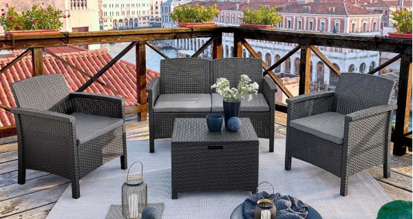 Комплект садовой мебели BICA Venezia 2 Графит-0