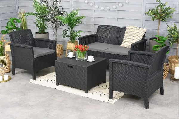 Комплект садовой мебели BICA Venezia 2 Графит-1