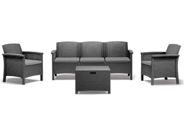 Комплект садовой мебели BICA Venezia 3 Графит-2