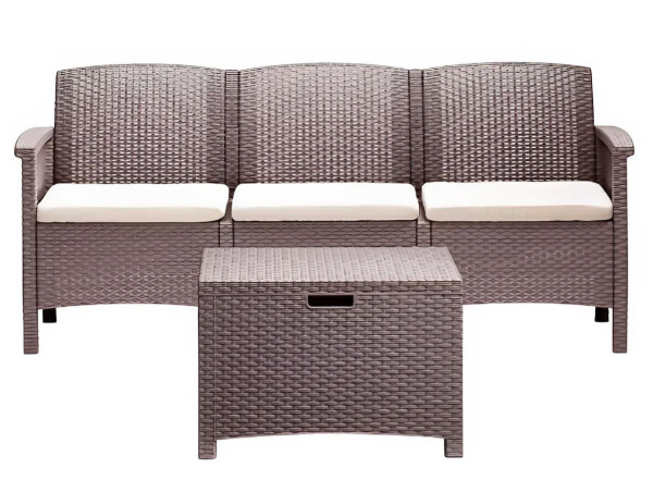 Комплект садовой мебели BICA Venezia 3 Серо-бежевый-1