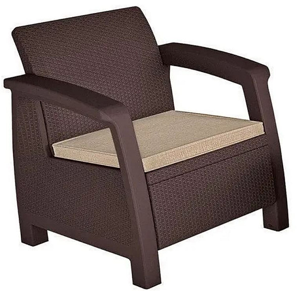 Комплект садових меблів із ротангу Keter Bahamas Коричневий-2