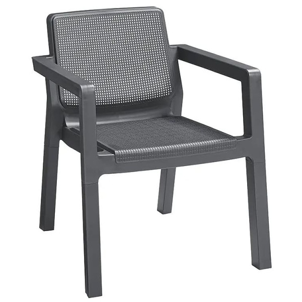 Комплект садових меблів Keter Emily Balcony set Графіт-3