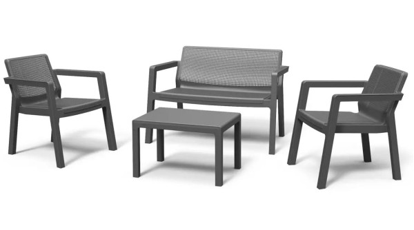 Комплект садових меблів Keter Emily Patio set Графіт-0